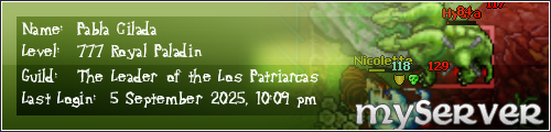 Signature for player Pabla Cilada