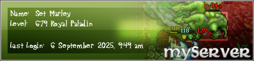 Signature for player Set Marley